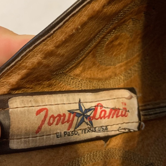 EUC Tony Lama Men\'s Western Boot Style 6467 sz 8.5 main image 8